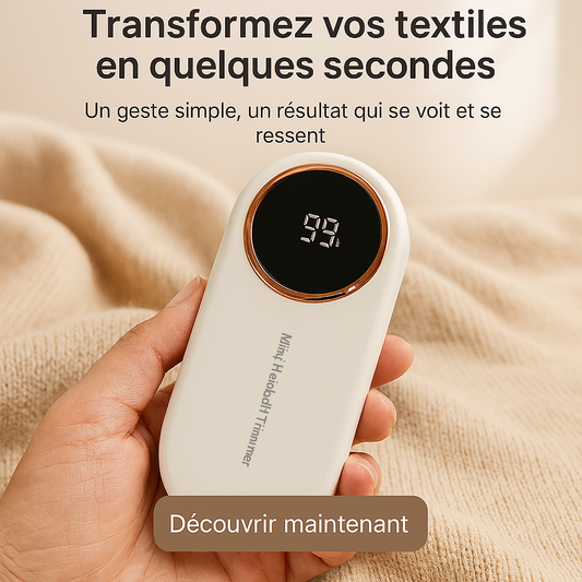 Anti-Bouloches Pro – Design Élégant, USB Recharge